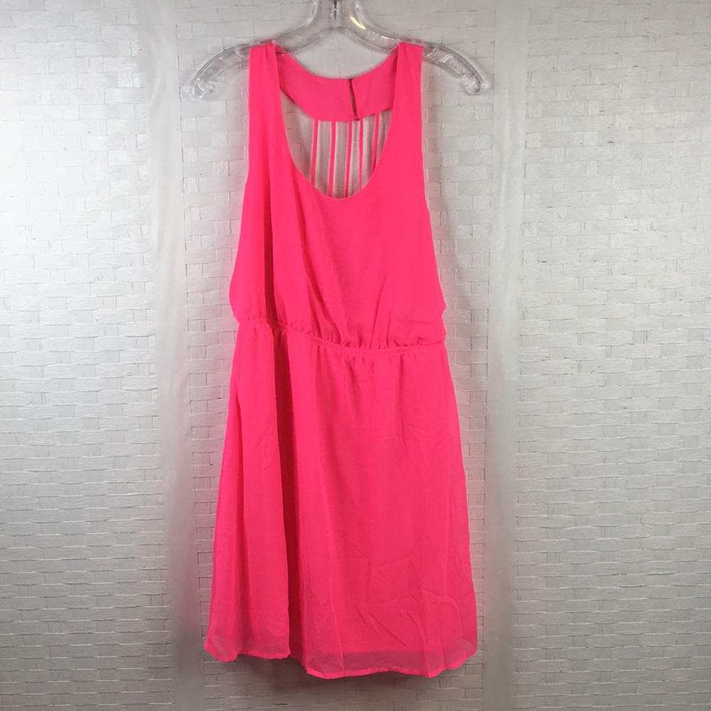 No Bo Dress XL 15-17 Pink Sleeveless *2A